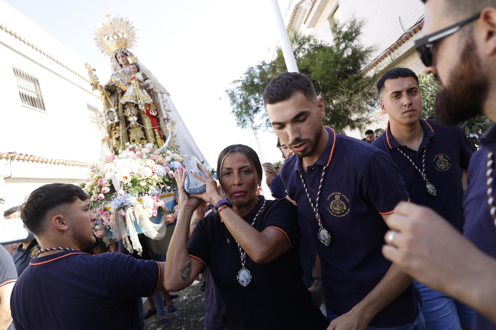 Fotos de la procesión de la Virgen del Carmen en La Línea