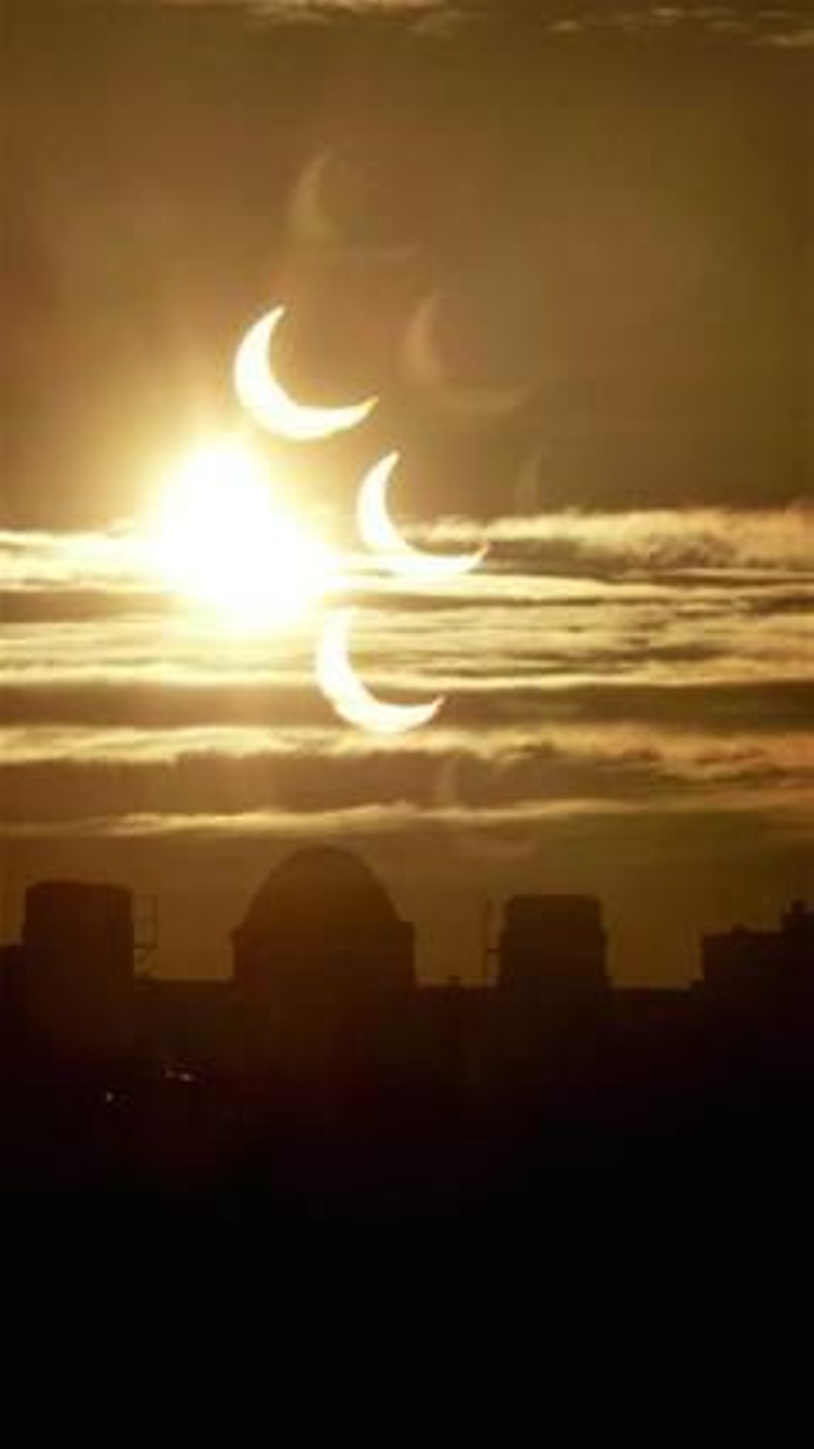 El primer eclipse del año.

Foto: AFP/Reuters