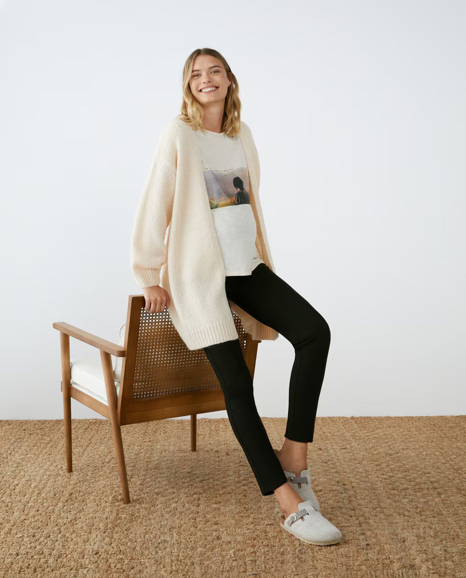 Shuthern Cotton Pantalón premamá liso