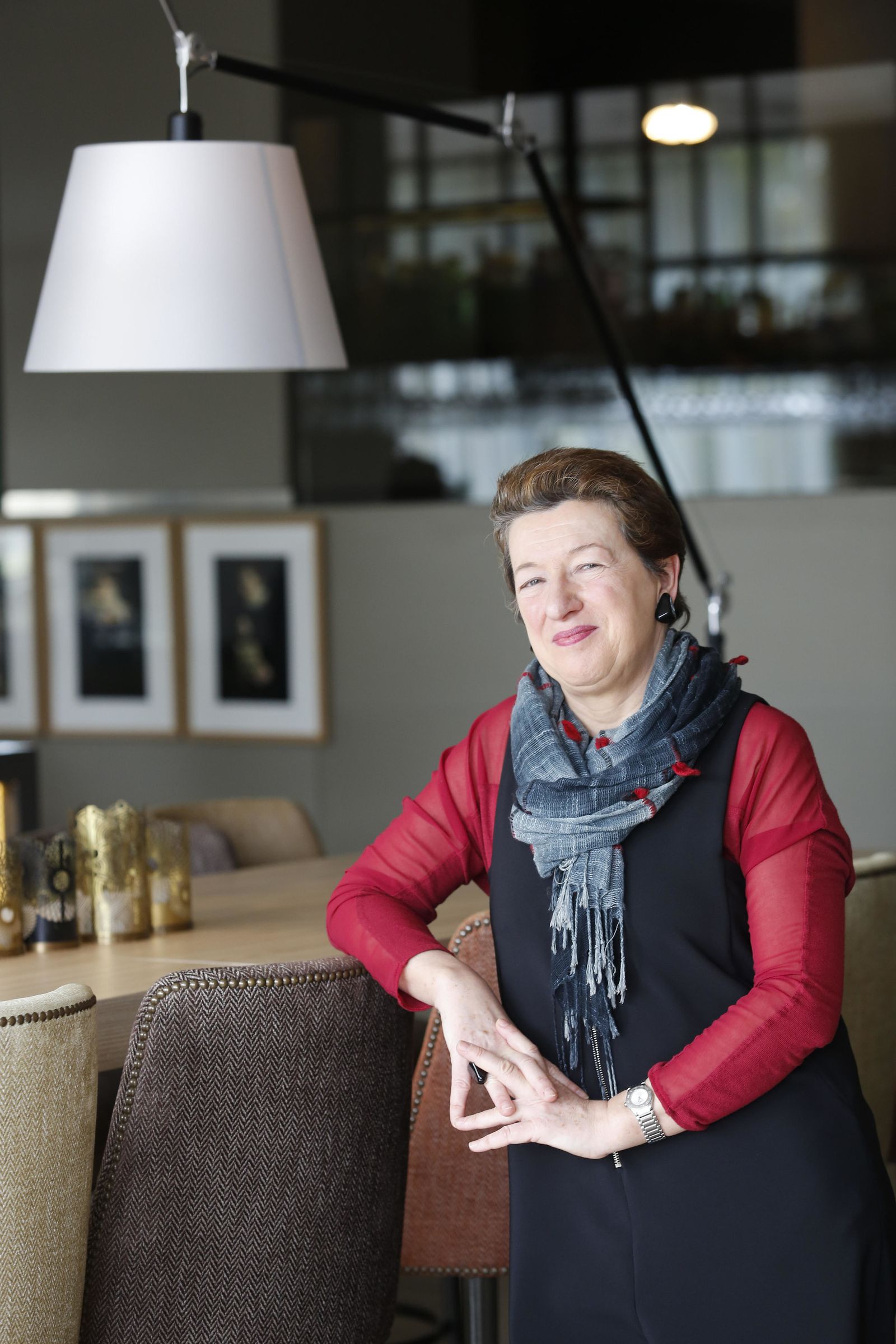 La escritora Laura Freixas el pasado viernes en el Hotel Málaga Palacio.