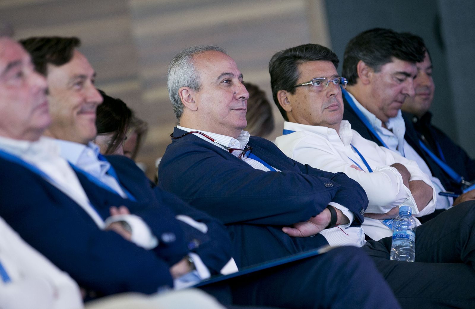 Rafael Hernando y Juan José Matarí en la XXII Interparlamentaria del PP.