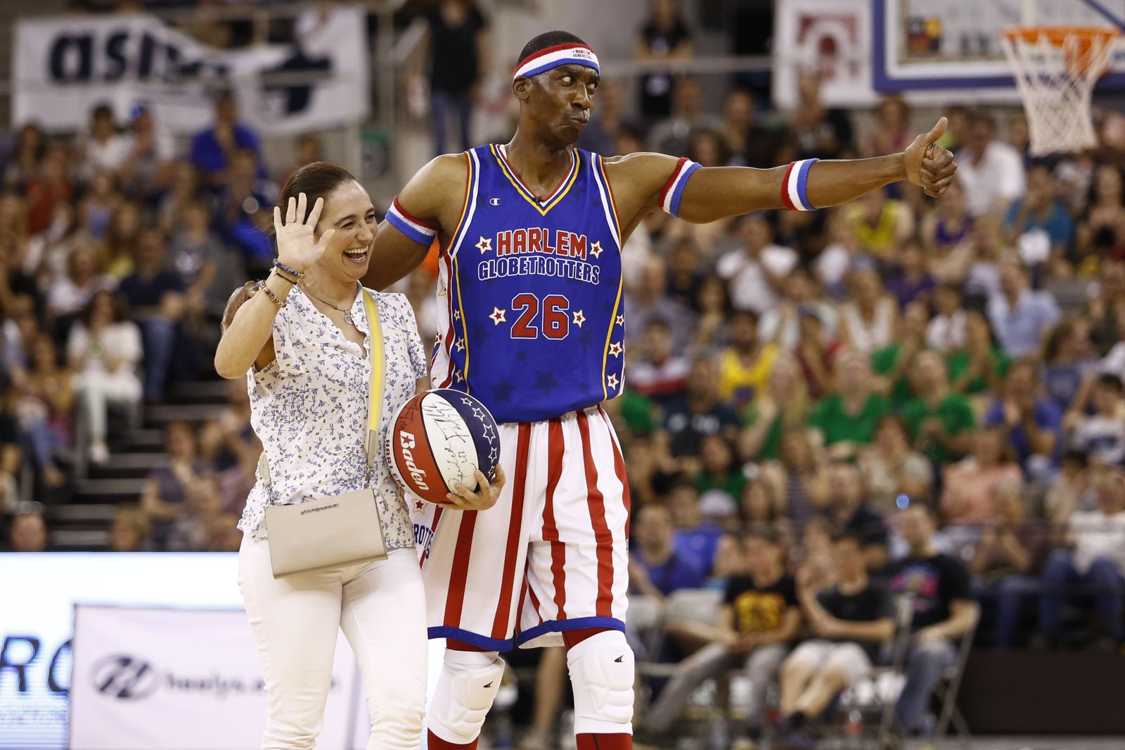 El espectáculo de los Globetrotters inunda el Palacio de Deportes