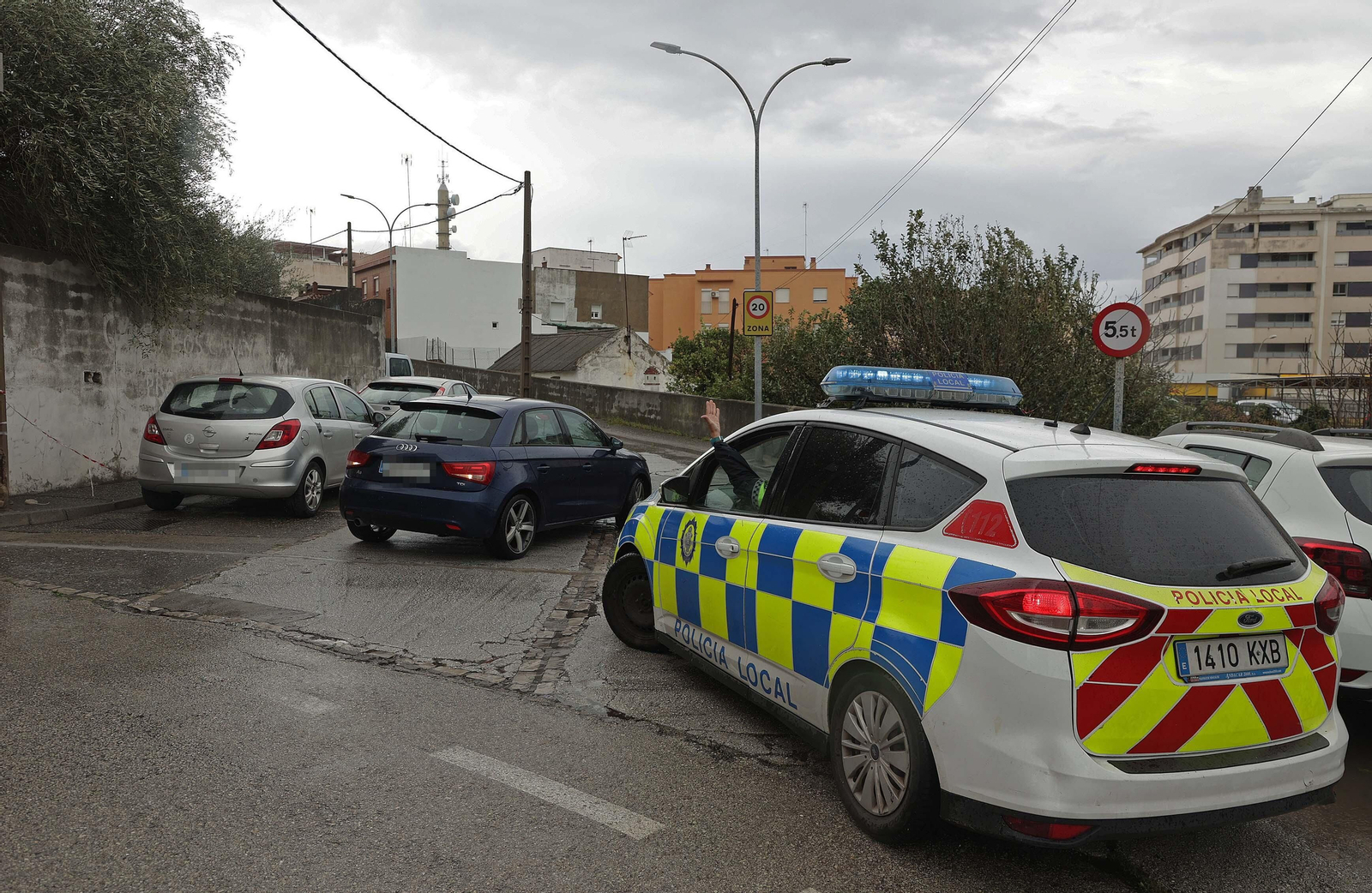 Fotos de los daños del temporal Karlotta en Algeciras