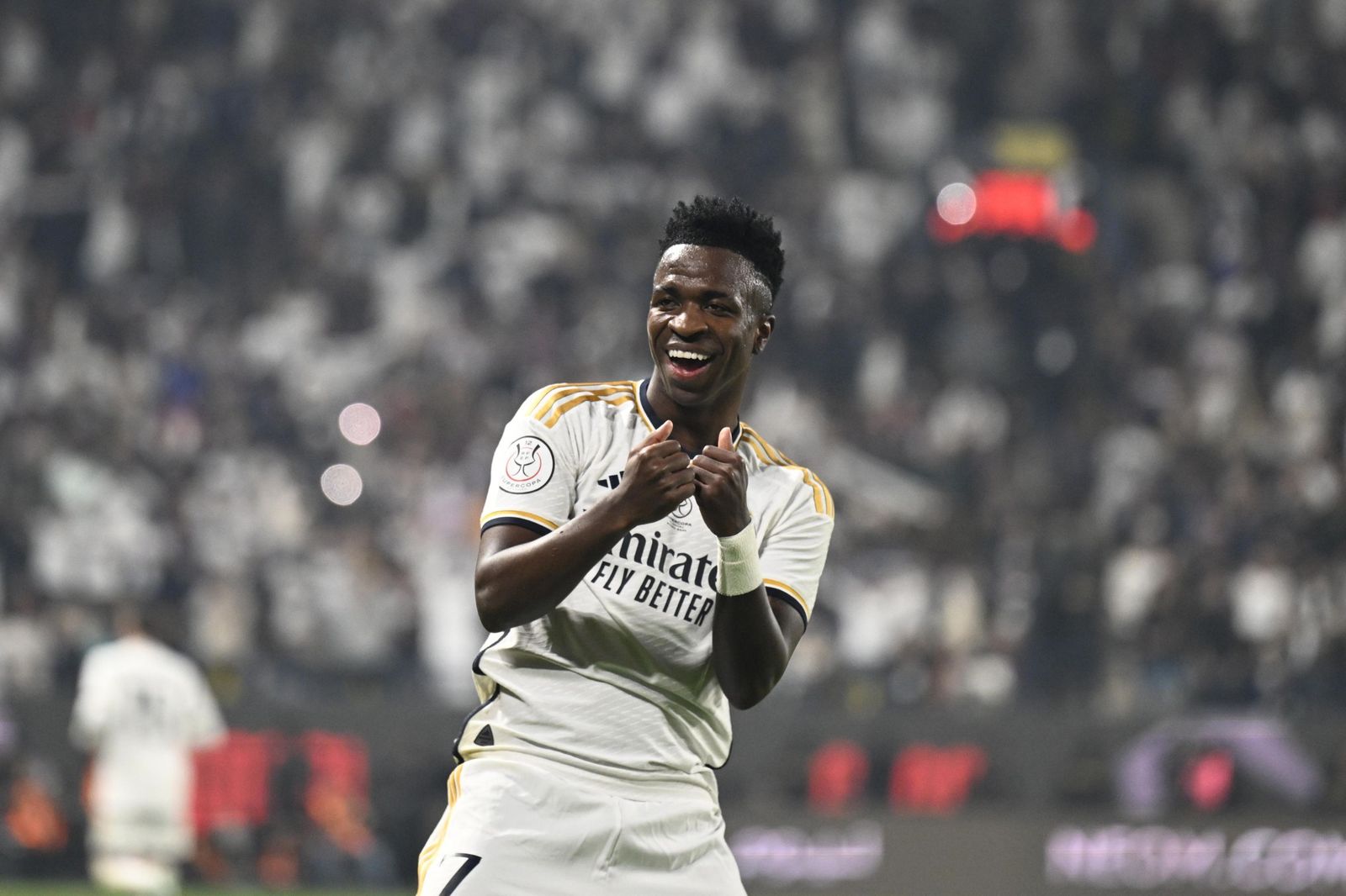 Vinícius celebra uno de los goles
