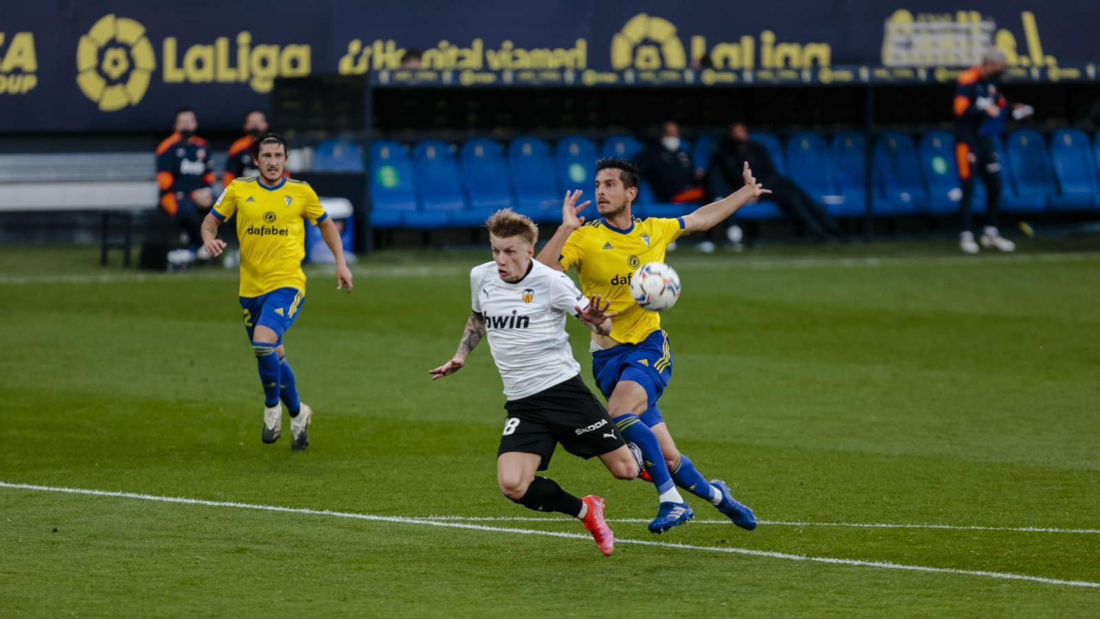 Las Imágenes del partido Cádiz-Valencia