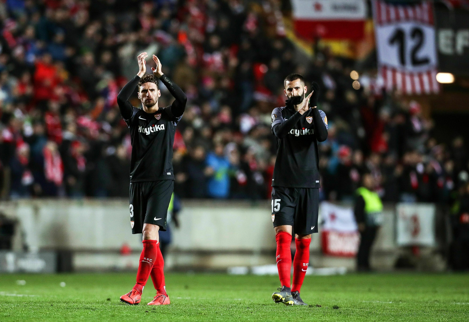 El Slavia de Praga-Sevilla, en imágenes