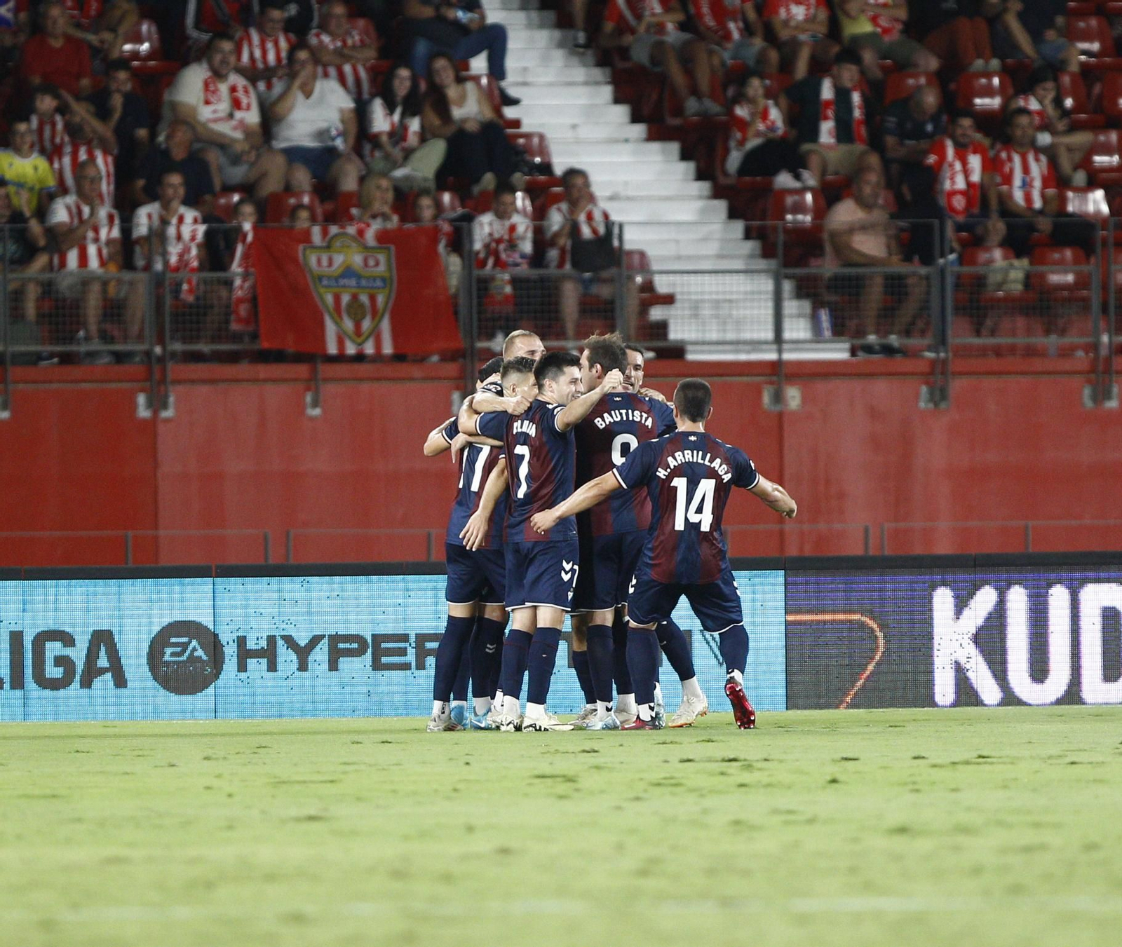 Las imágenes del partido de fútbol U.D. Almería-S.D. Eibar