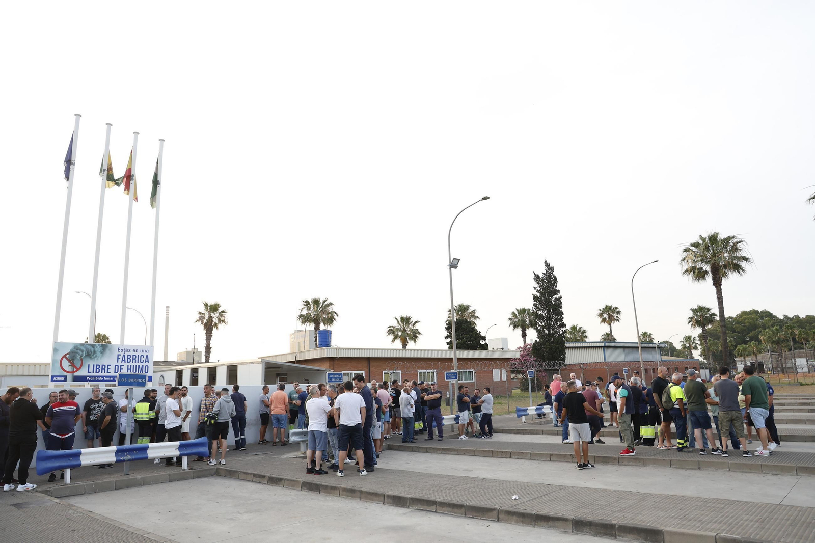 La primera jornada de la huelga del metal en el Campo de Gibraltar, en imágenes
