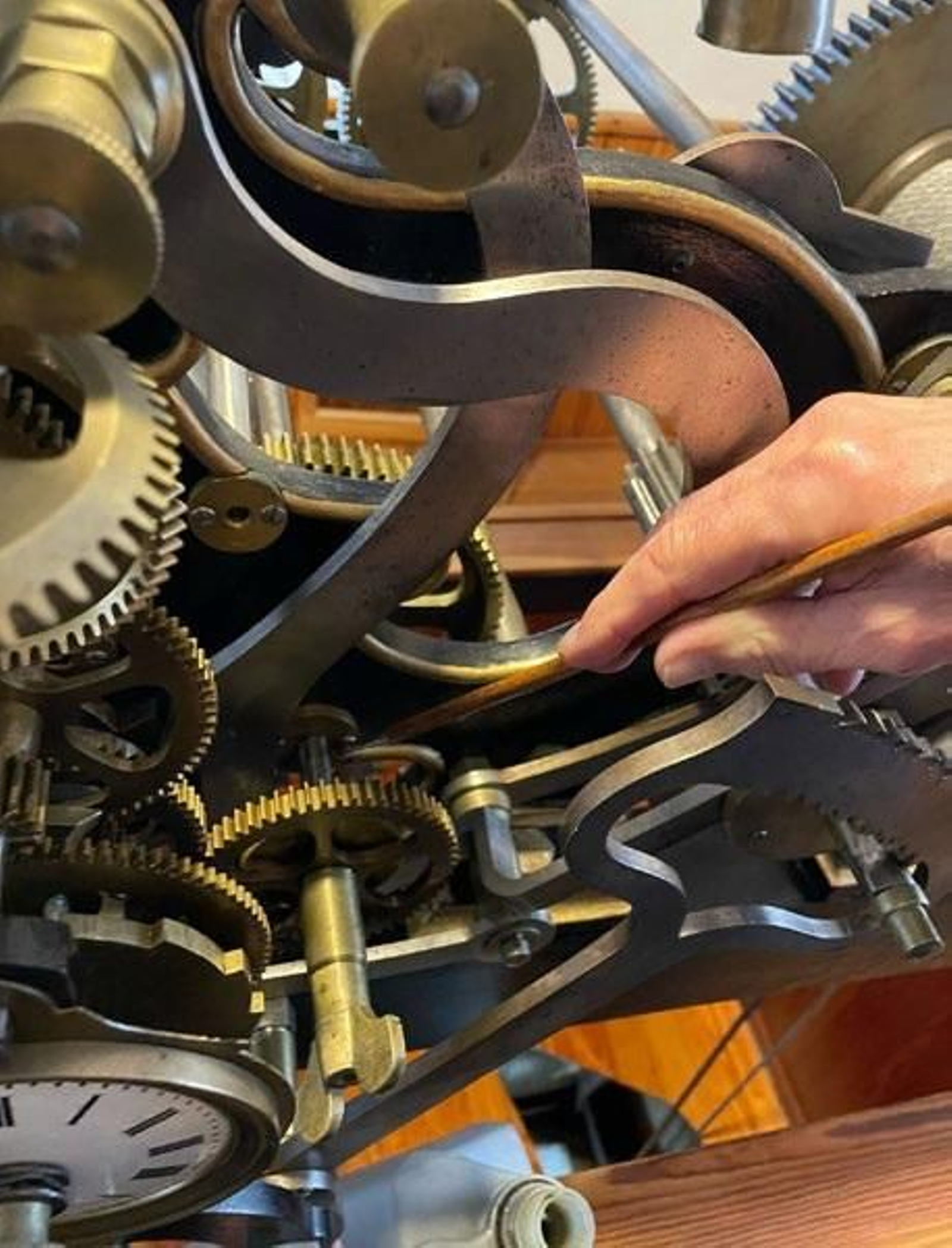 Un momento del proceso de restauración (2025).