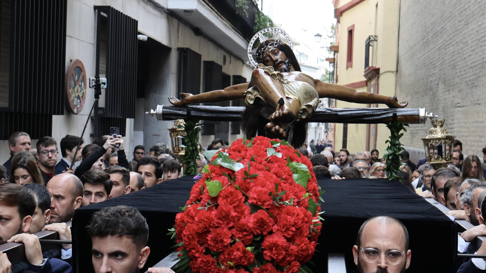 Traslado del Cristo de San Agustían a la Catedral