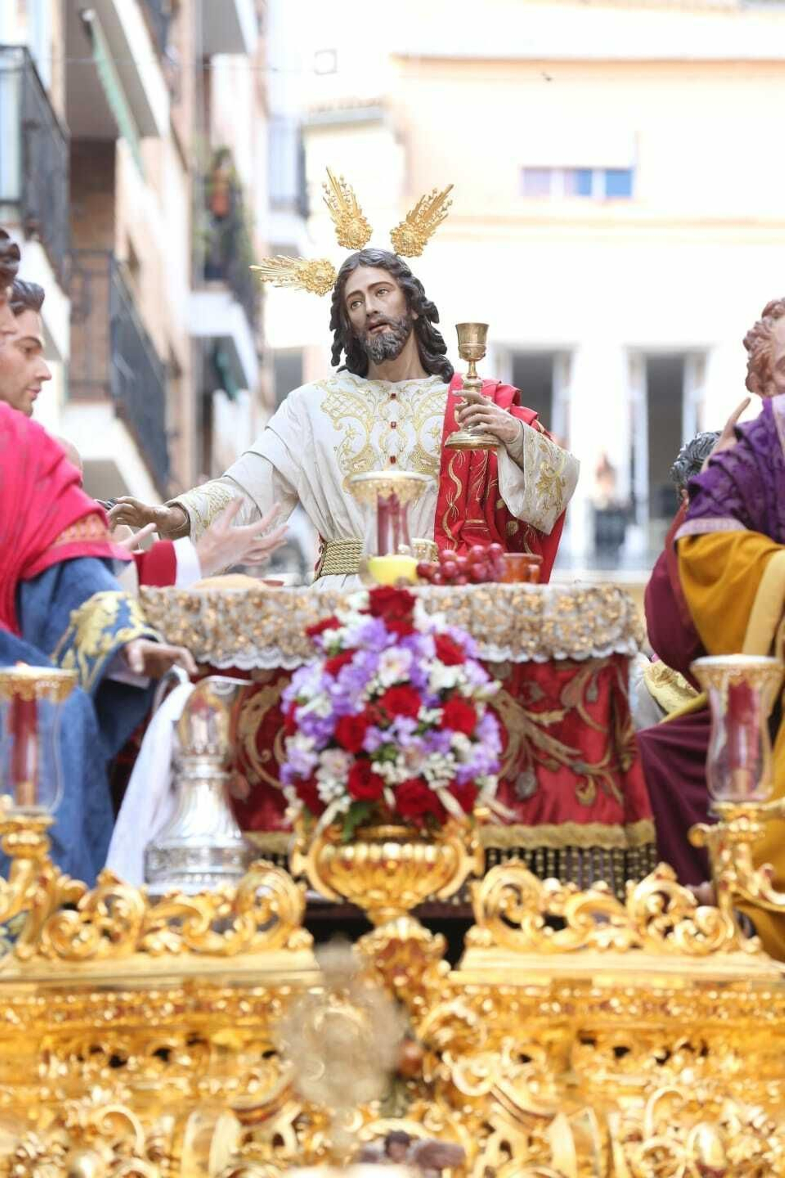 Las fotos de la Sagrada Cena del Jueves Santo en Málaga Las fotos de la Sagrada Cena del Jueves Santo en Málaga