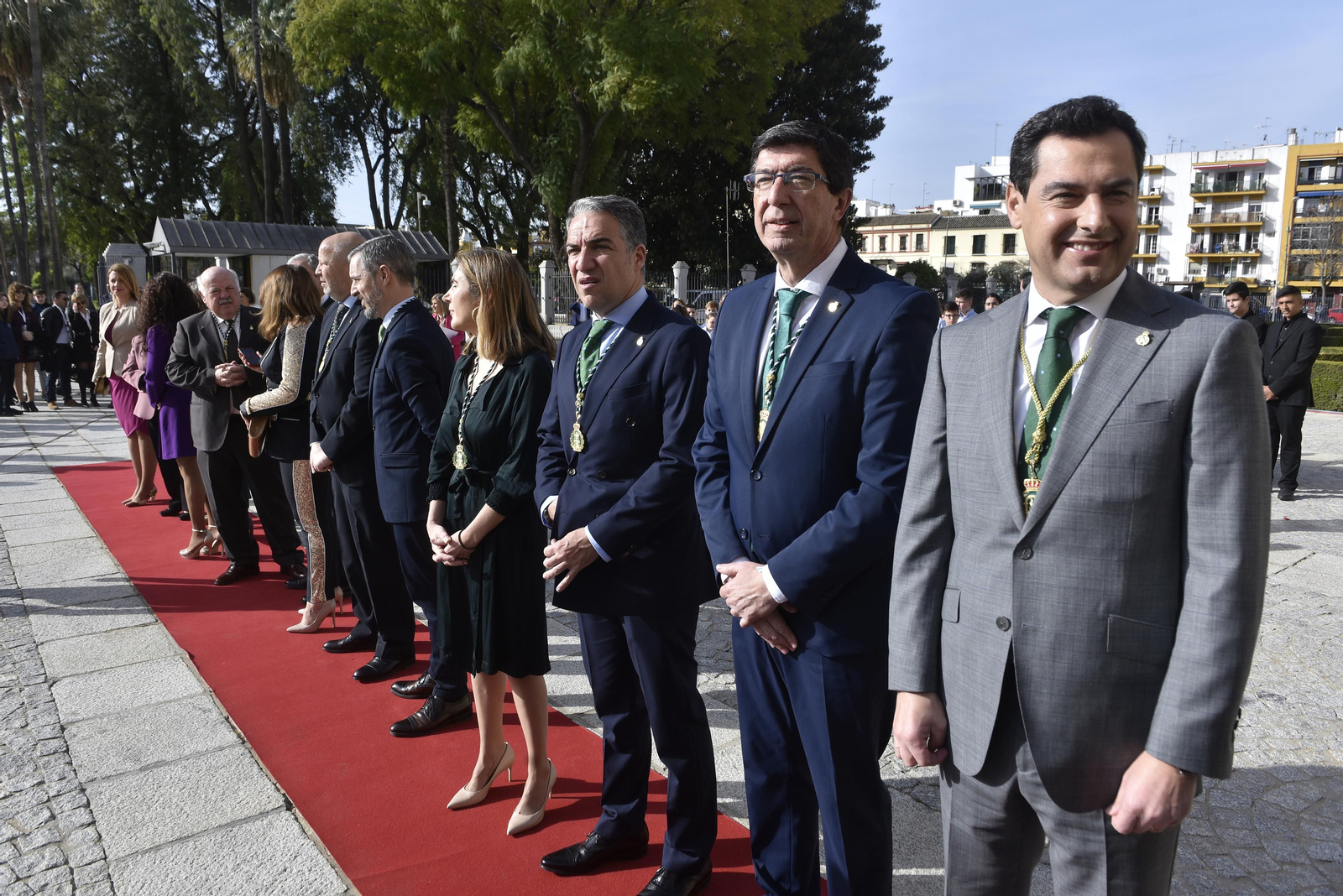 Acto institucional en el Pleno del Parlamento con motivo del Día de Andalucía