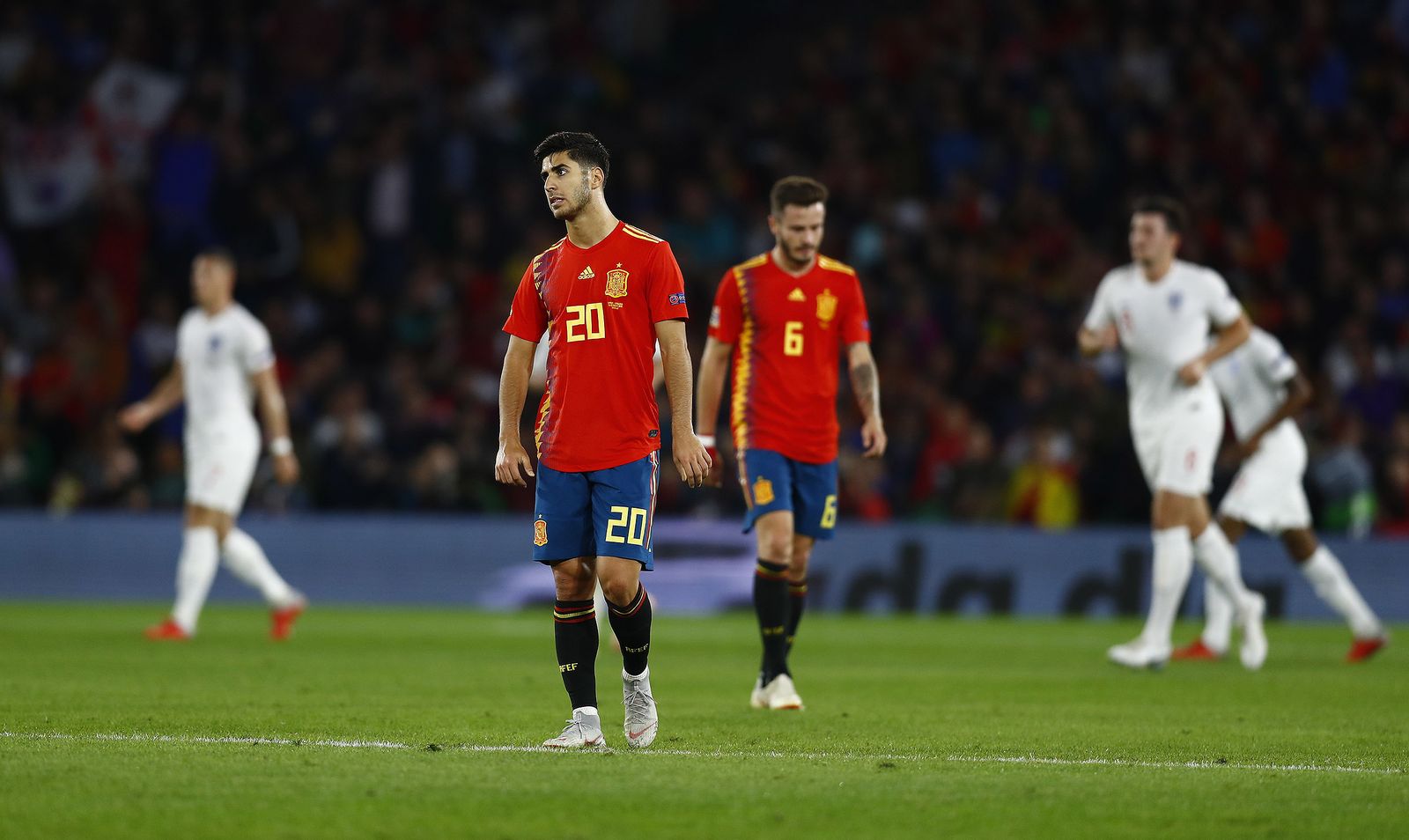 Las imágenes del España-Inglaterra