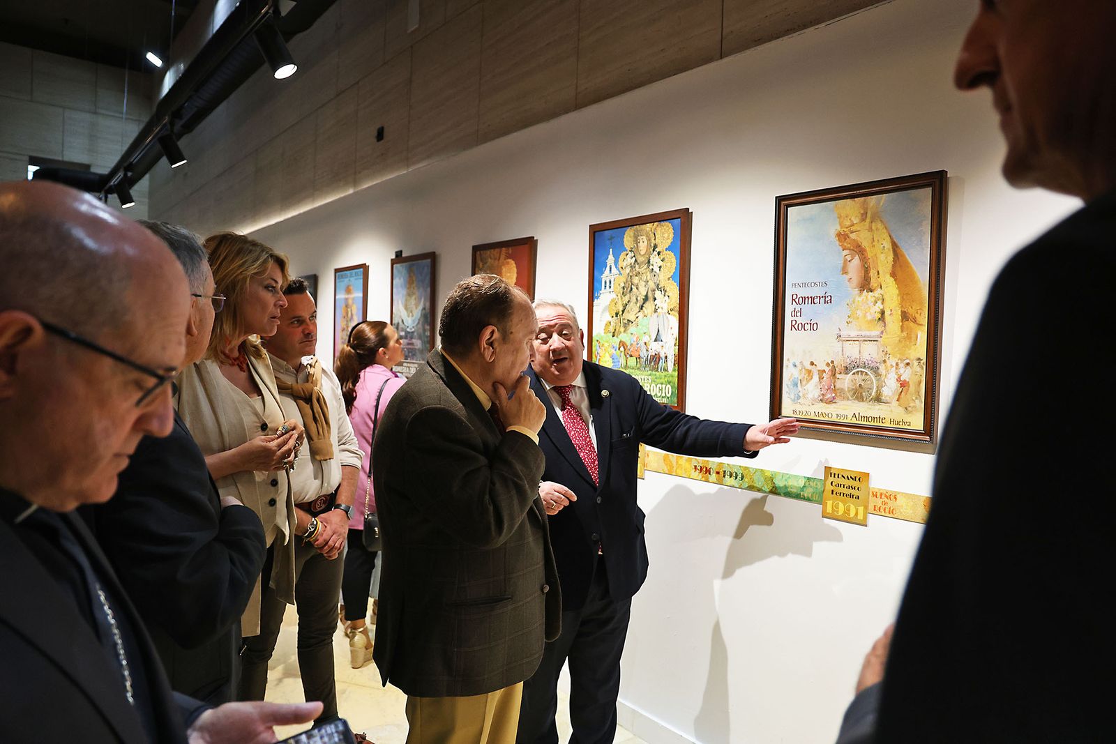 Imágenes de la inauguración de la exposición 'Sueños de Rocío. Carteles de Romería'.