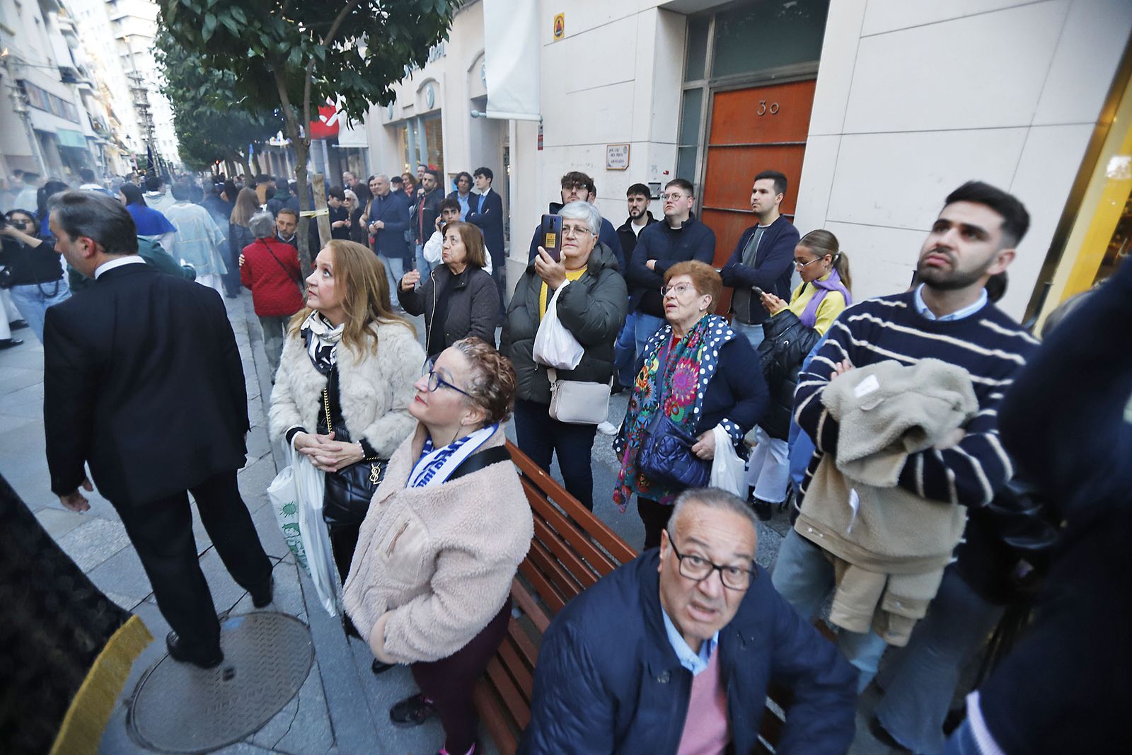 Imágenes de la procesión de la Purísima Concepción por las calles del el centro