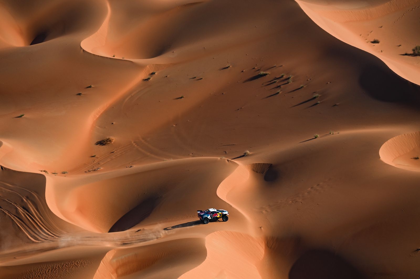 Las mejores fotos del Dakar por las dunas
