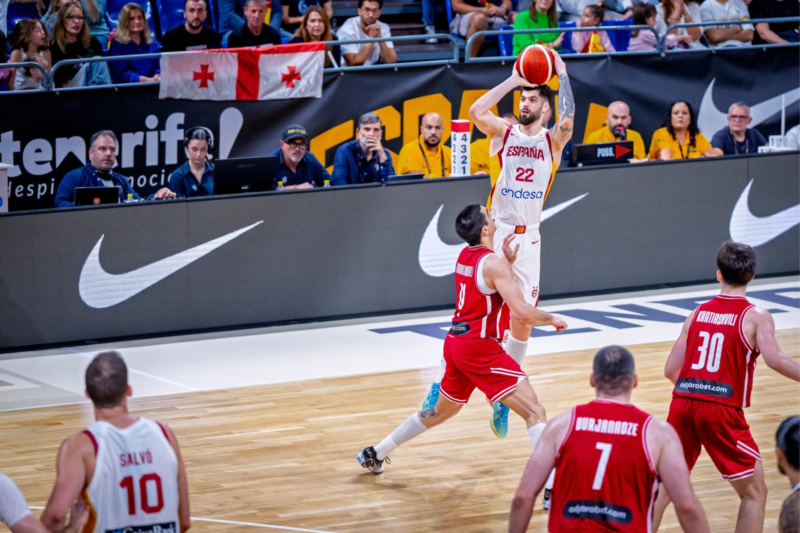 Las fotos del España-Georgia de baloncesto
