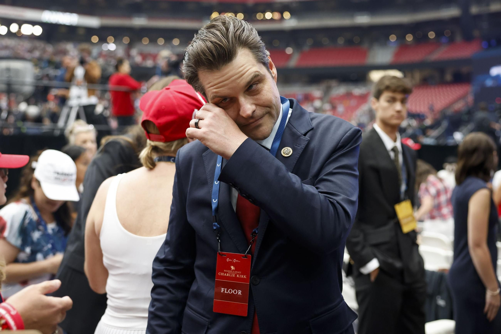 Las fotos de la despedida de los republicanos a Charlie Kirk