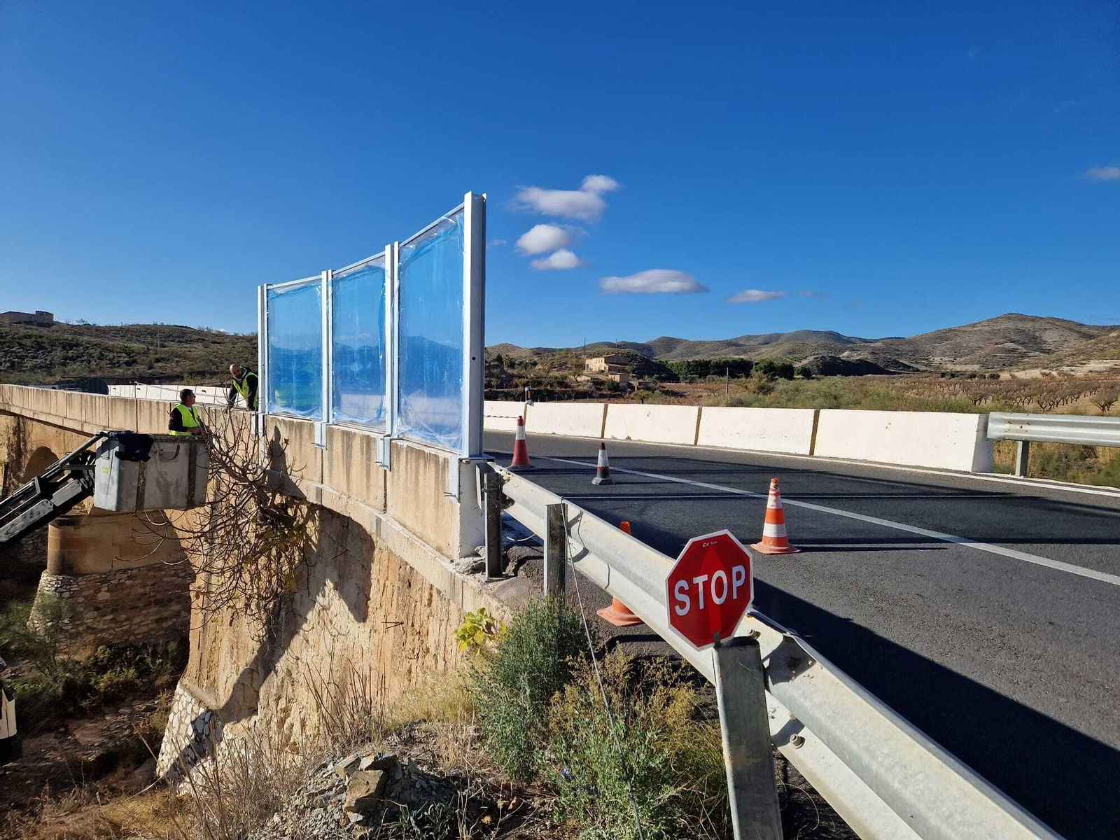 Instalación de la pantalla.