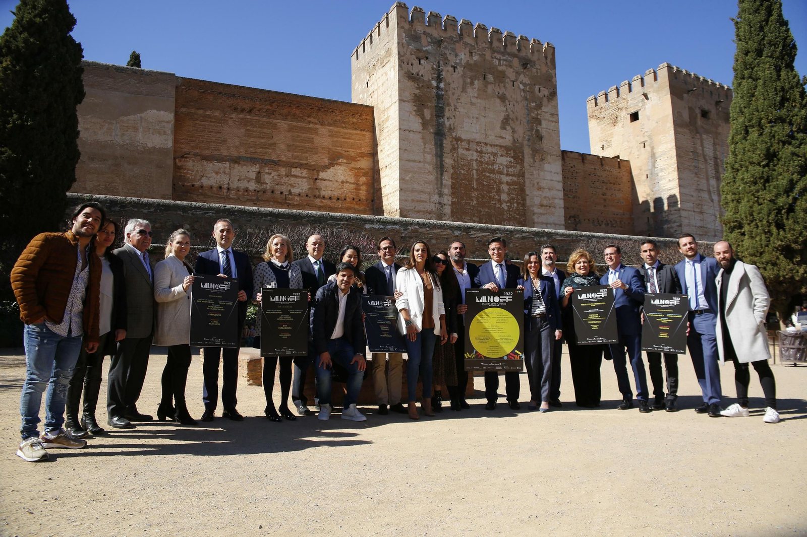 Presentación del Festival Milnoff hoy en el Palacio de Carlos V.