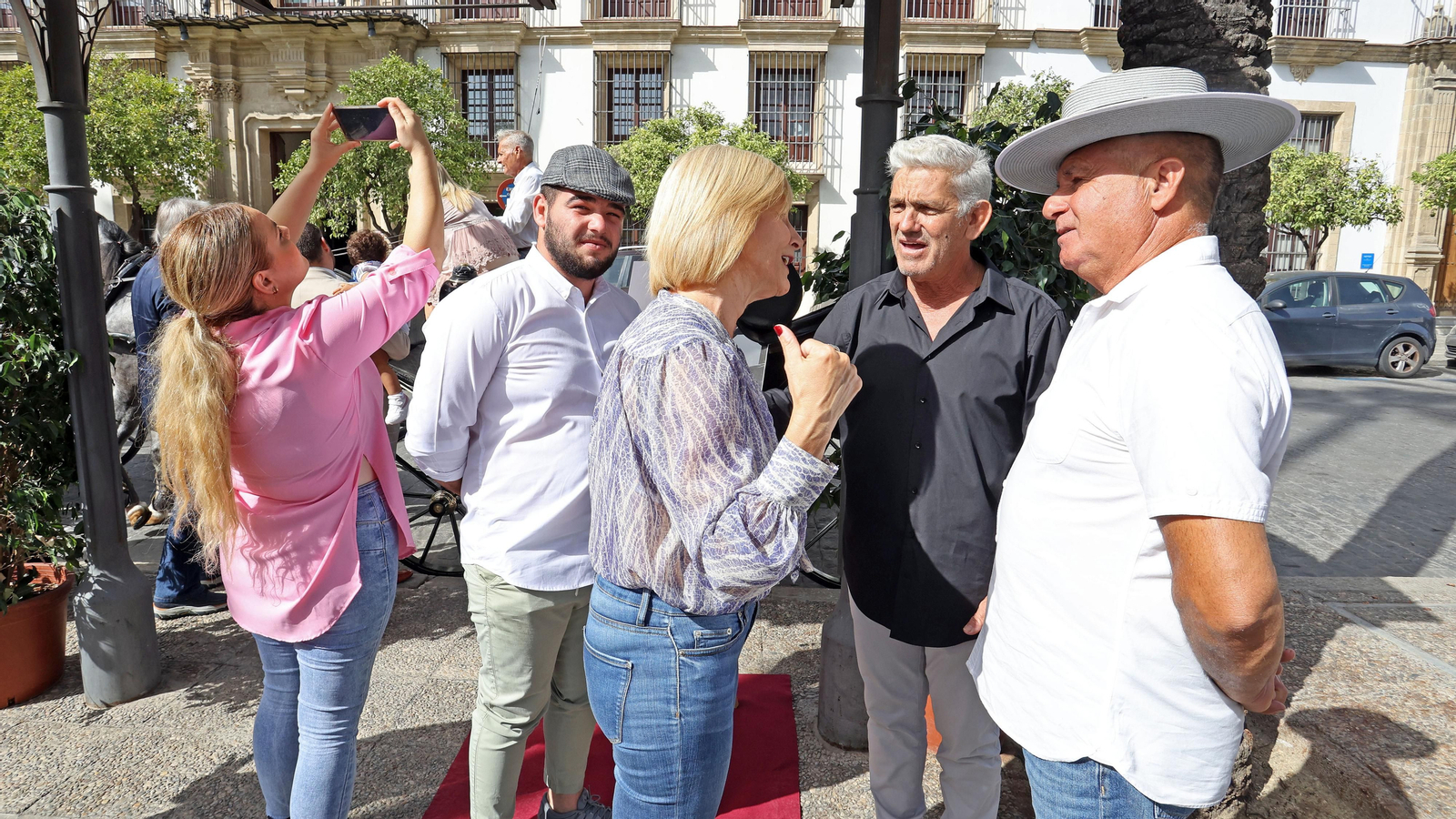 Homenaje al cochero Benito Fernández en Jerez
