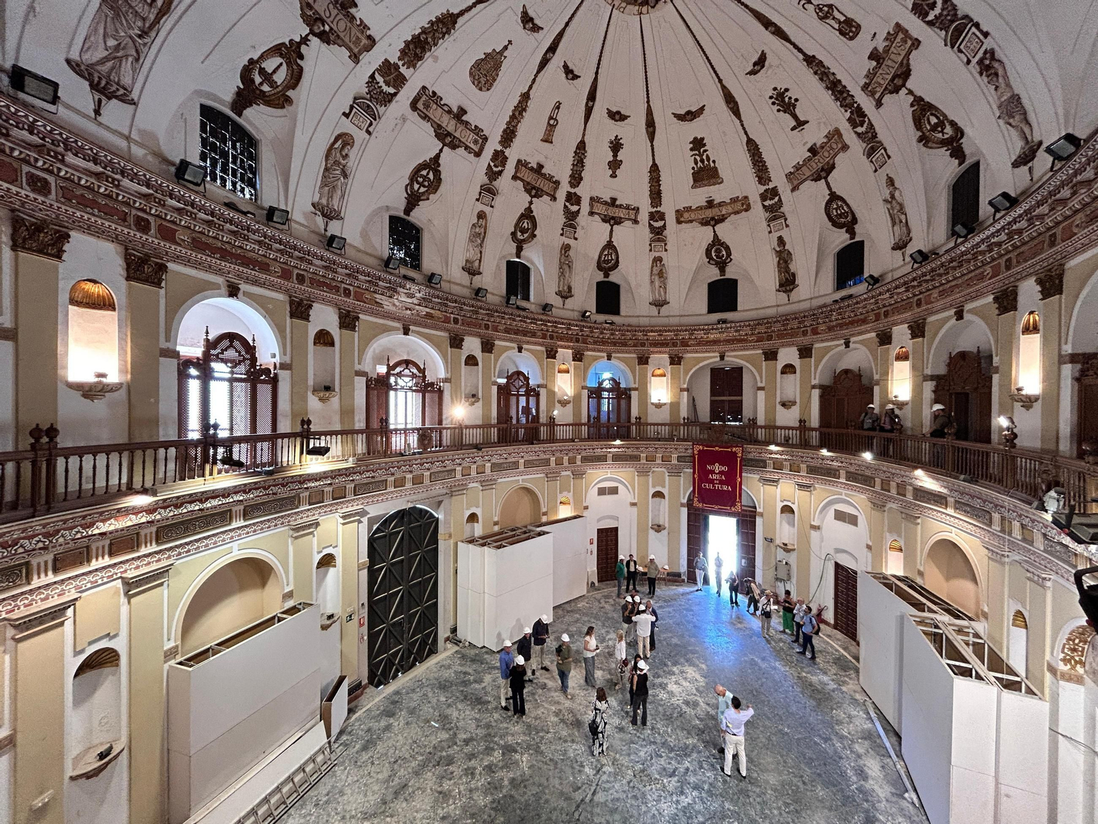 El interior de San Hermenegildo tras las restauración que ha durado dos años.