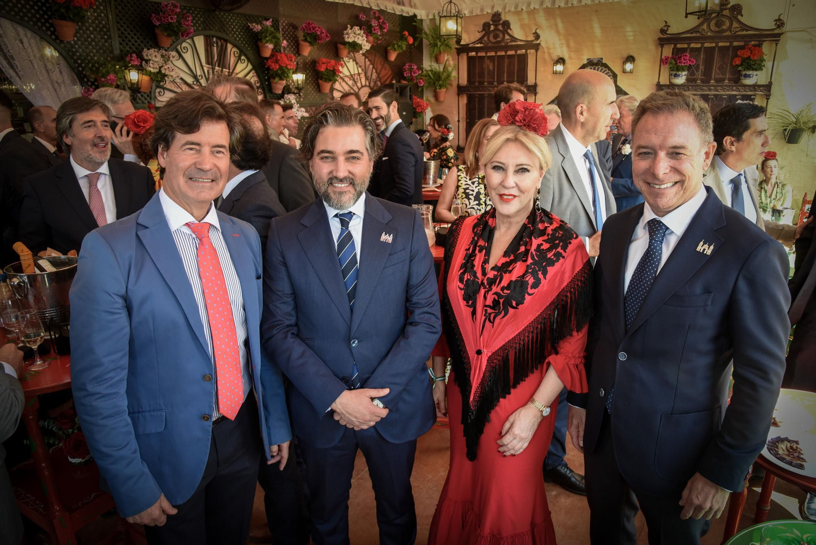 Recepción del Banco Santander.