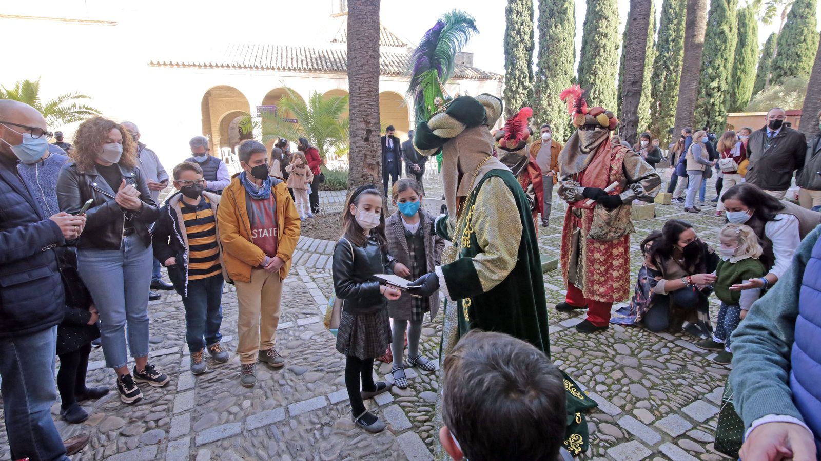 Coronación de los Reyes Magos de Jerez en el Alcázar