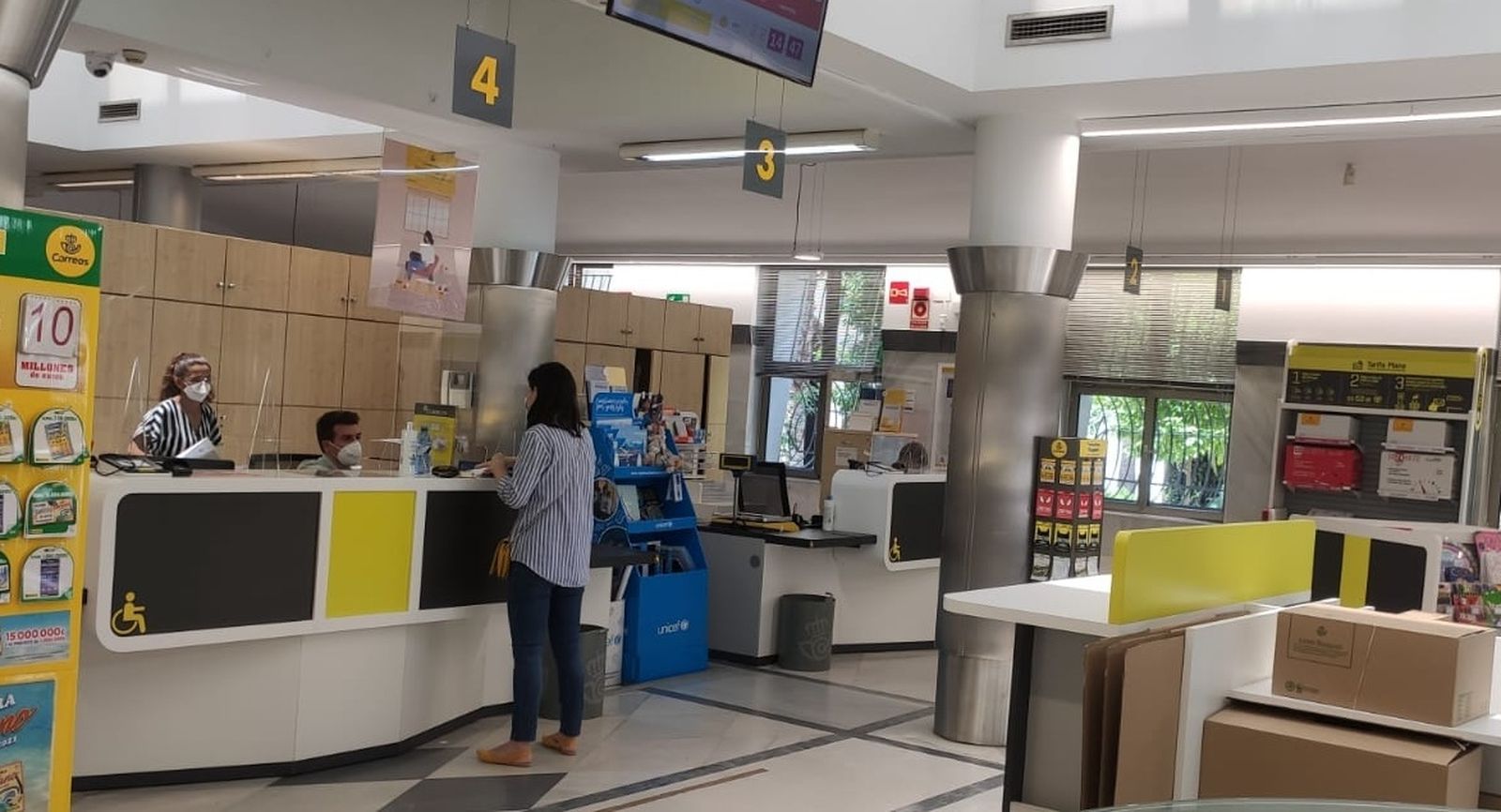 Registro Virtual Electrónico de la Administración Pública en todas las oficinas de Correos de Granada