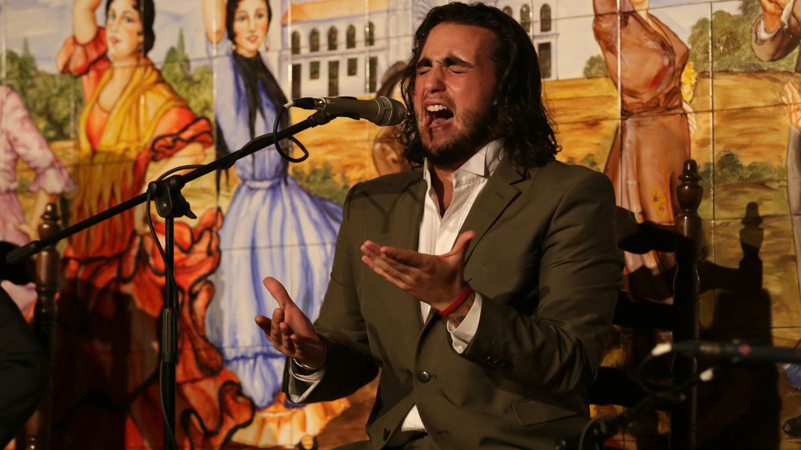 El cantaor Ismael de la Rosa.