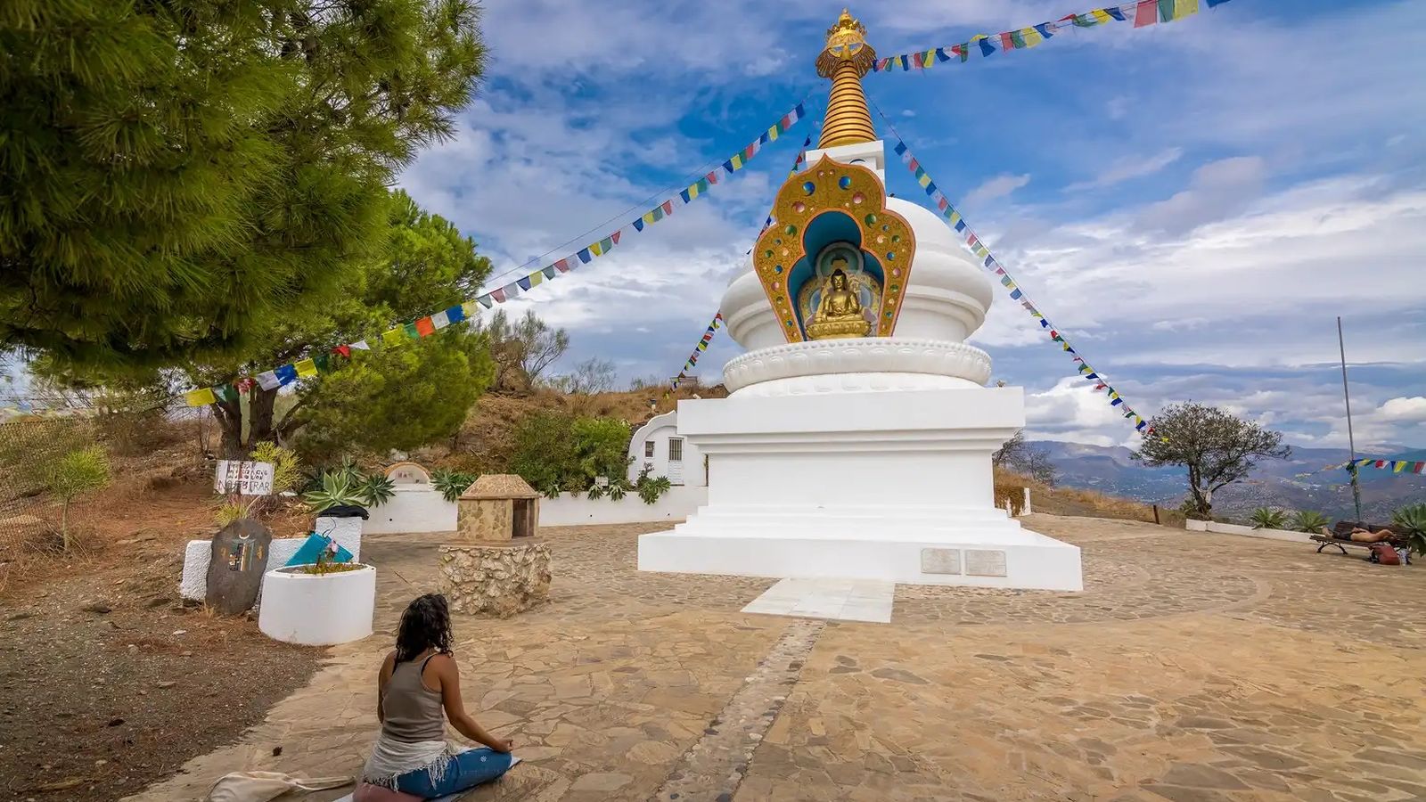 Vistas desde la Stupa.