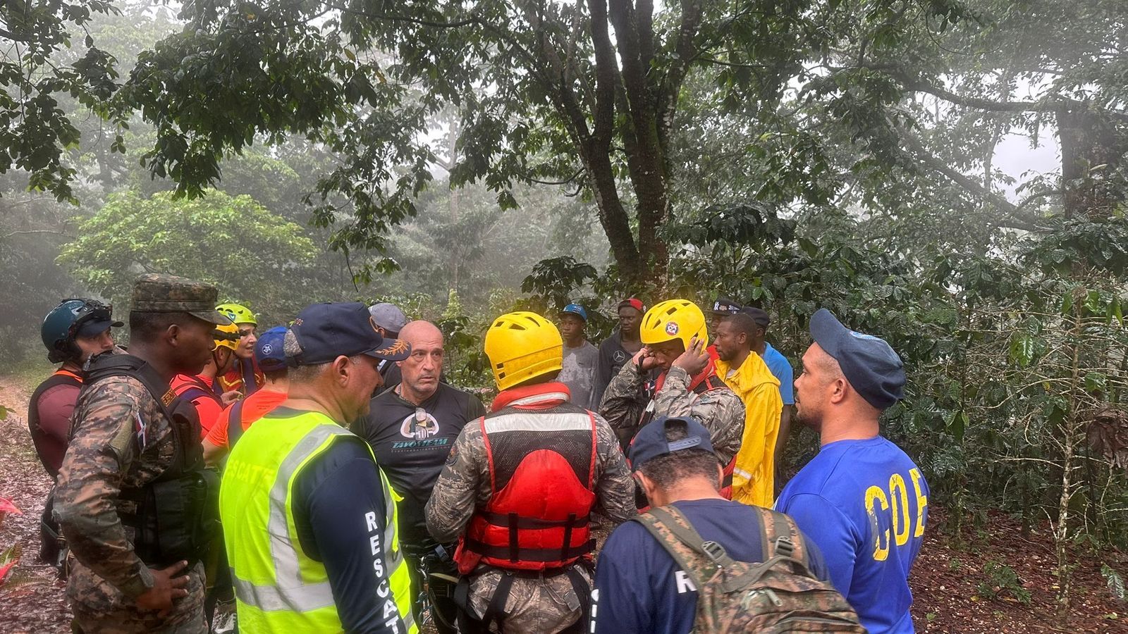 Búsqueda en la montaña.