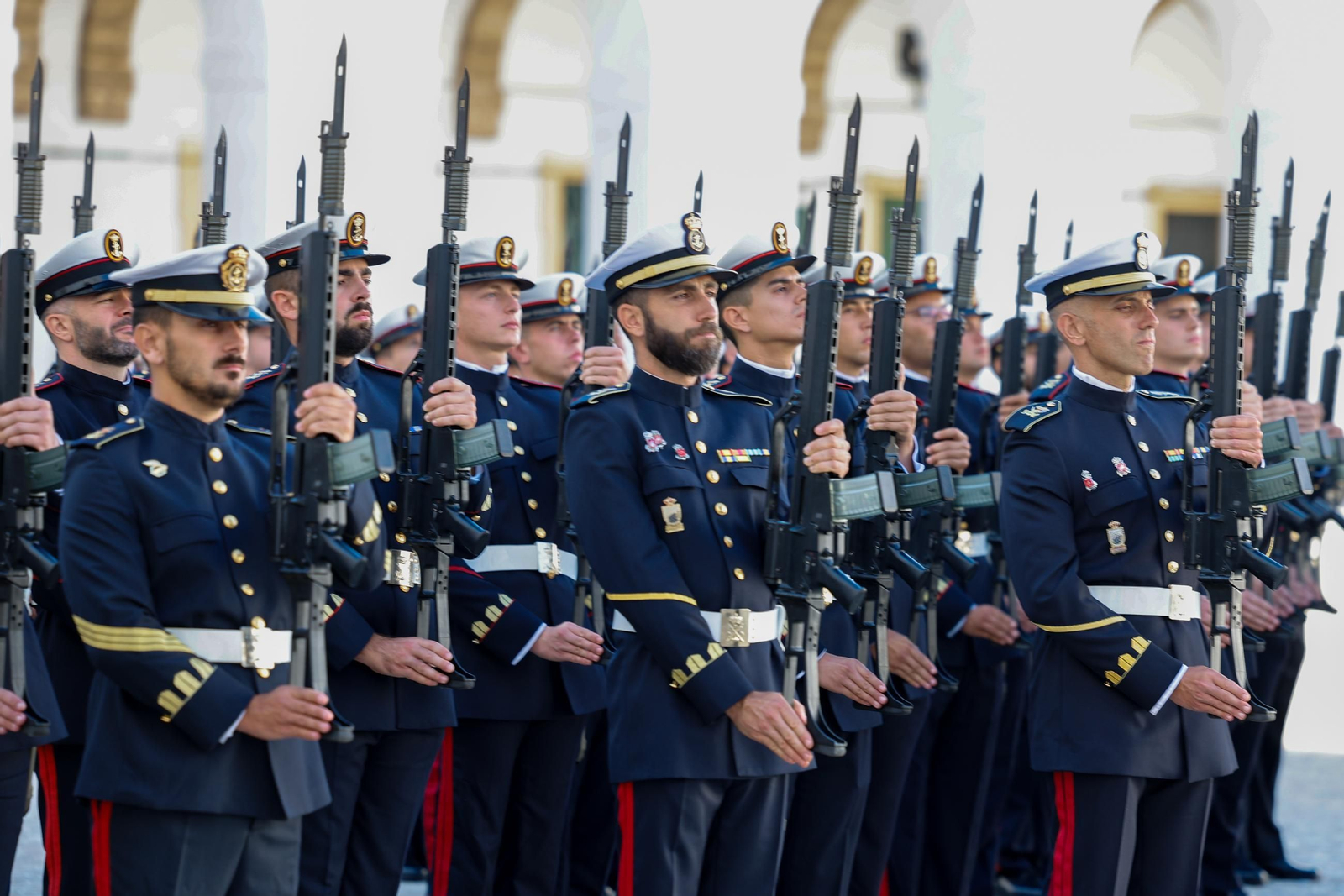 Las condecoraciones a los infantes de marina que participaron en la misión de la DANA, en imágenes