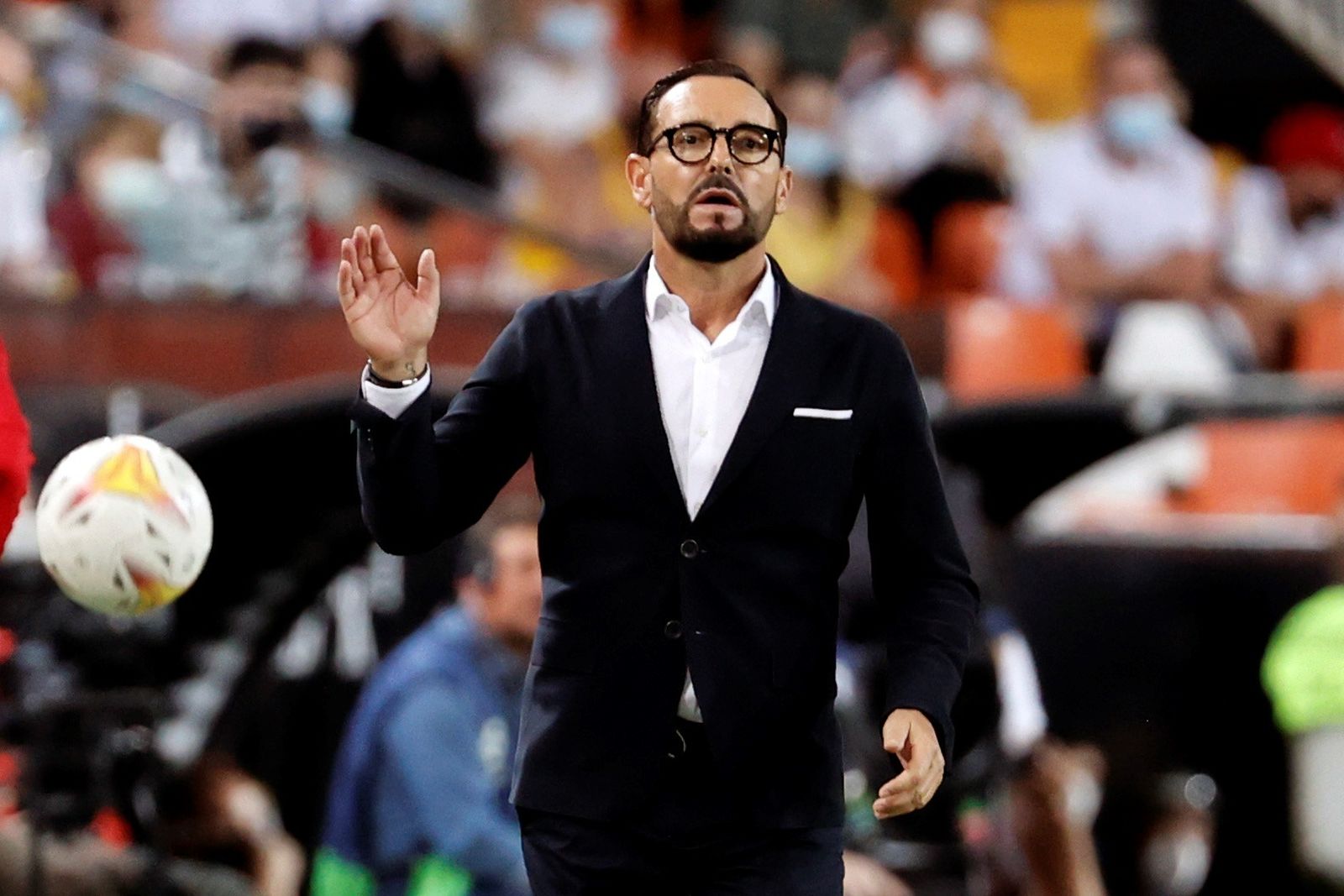 José Bordalás, en el partido del domingo ante el Real Madrid.