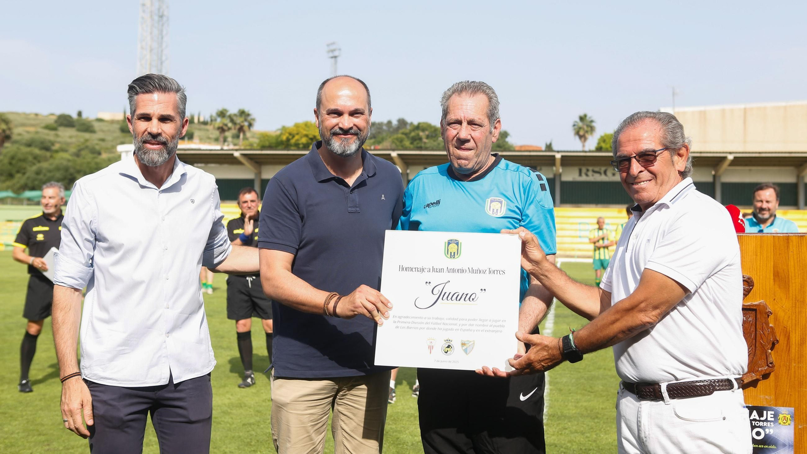 Las fotos del homenaje a Juano en Los Barrios Las fotos del homenaje a Juano en Los Barrios