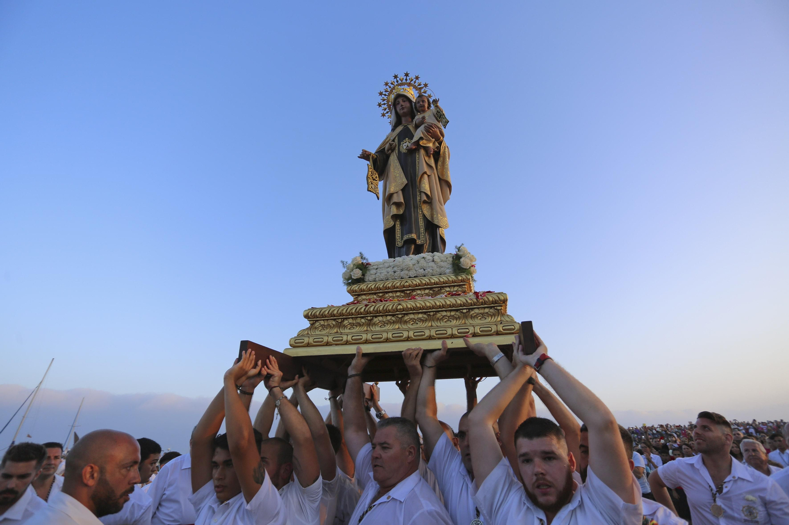 Las fotos de las procesiones de la Virgen del Carmen en Málaga