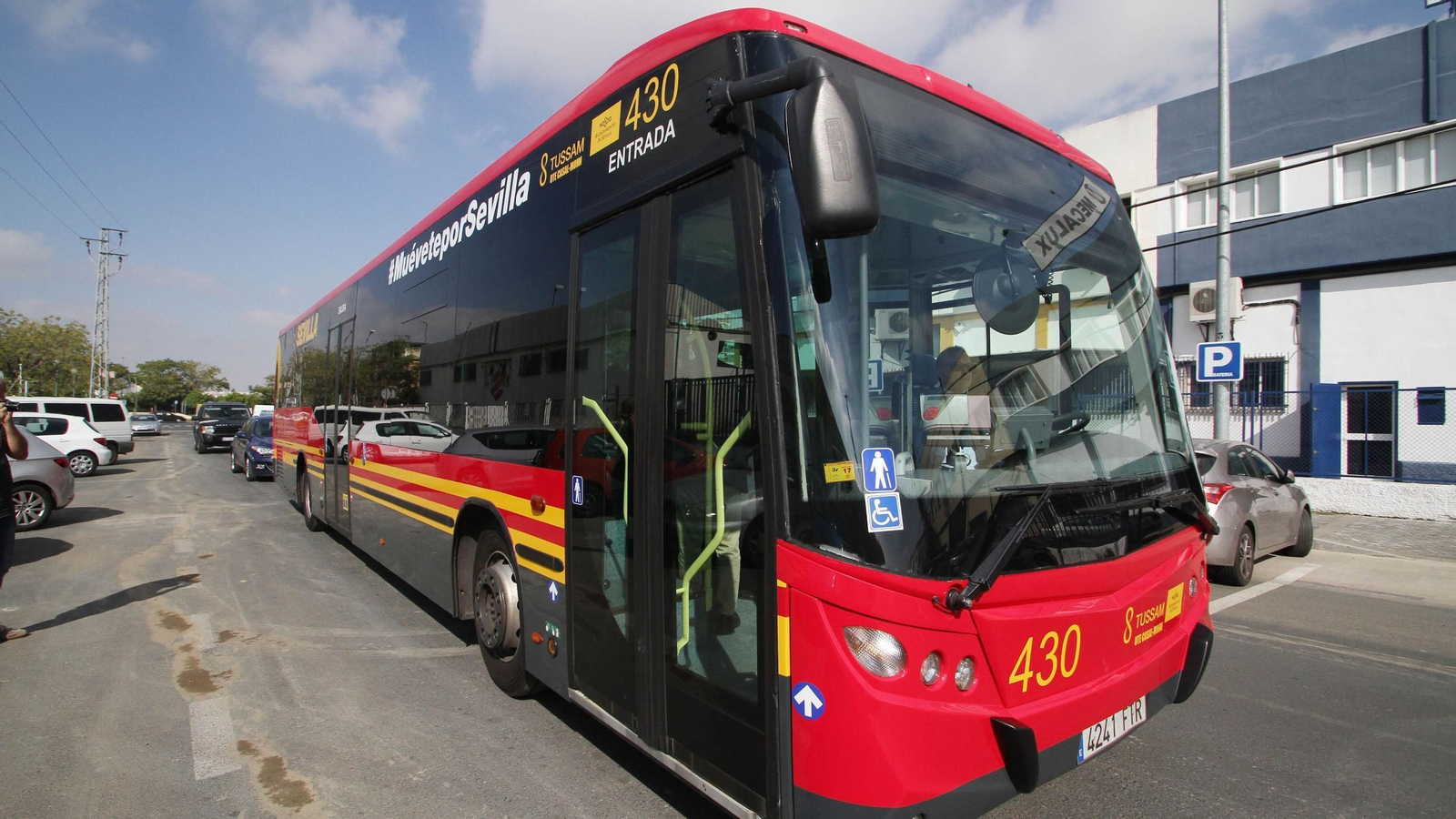 Imagen de archivo de un autobús de Tussam.