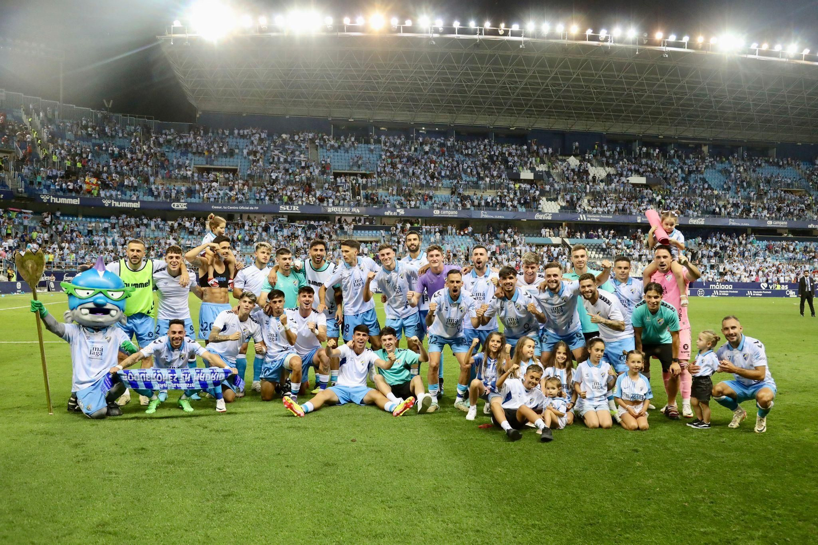 El Málaga CF-Nàstic, en fotos