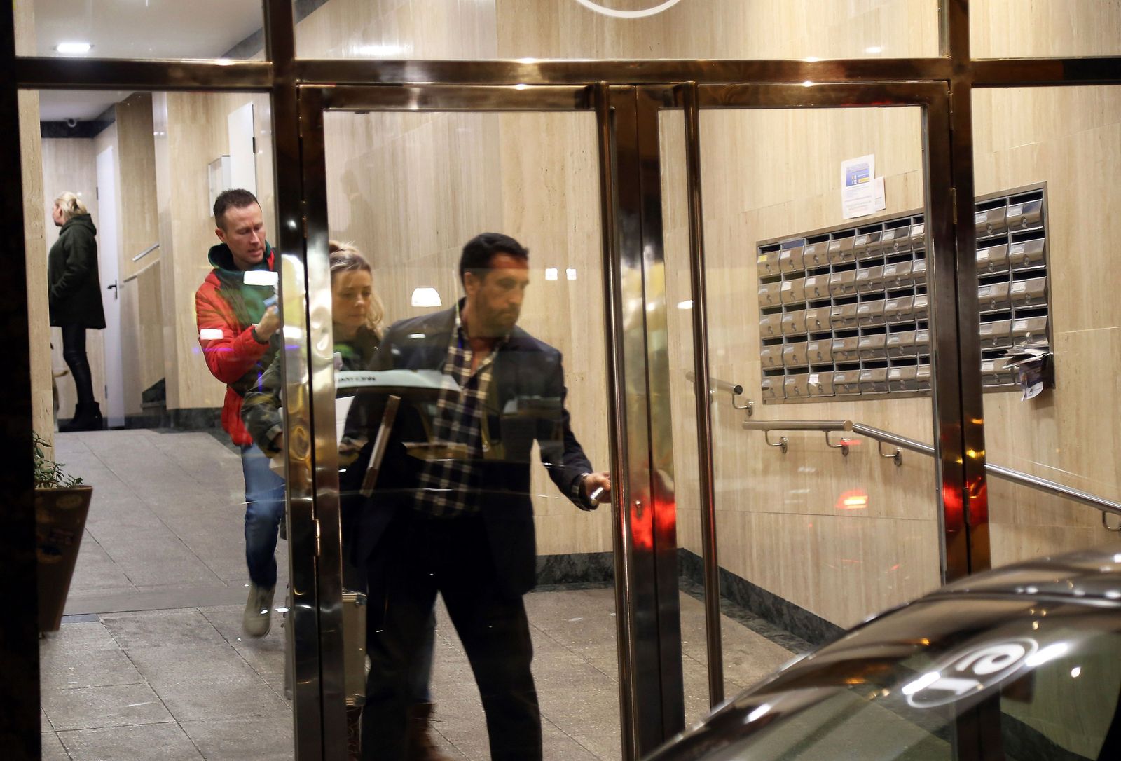 La Policía, en el lugar del crimen