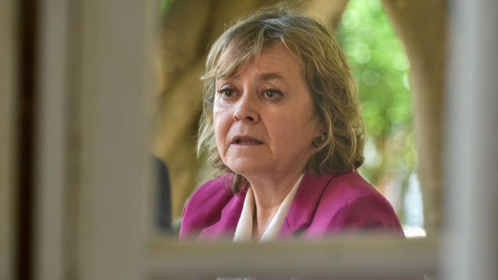 Rosa Ana Morán, durante la entrevista.