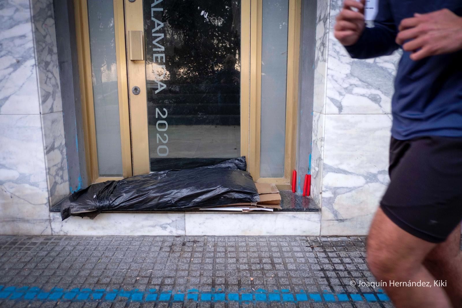 Aquí murió una persona. Foto Kiki