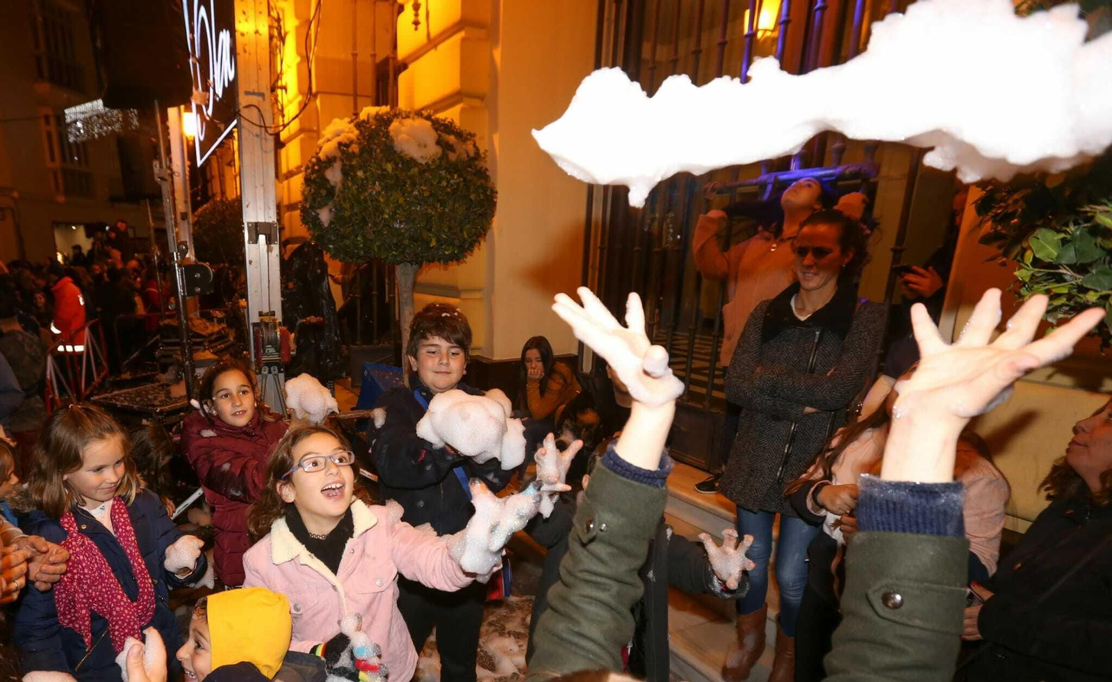 Imagen de la nevada artificial celebrada el pasado día 30.