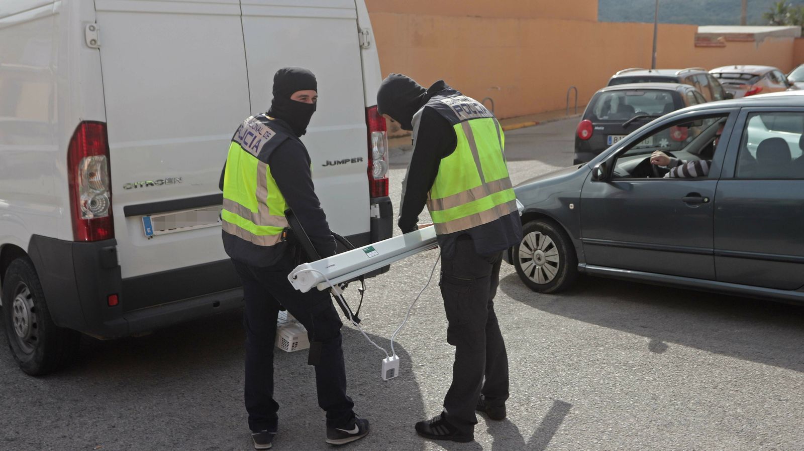 Imágenes del operativo contra el narcotráfico en Algeciras