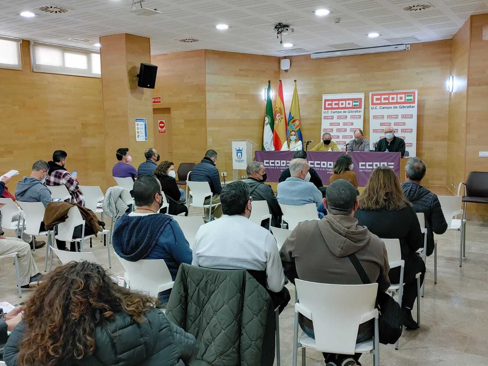 La reunión de los representantes de CCOO