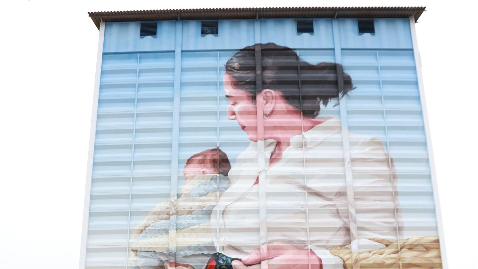 El mural de la recovera en El Viso del Alcor