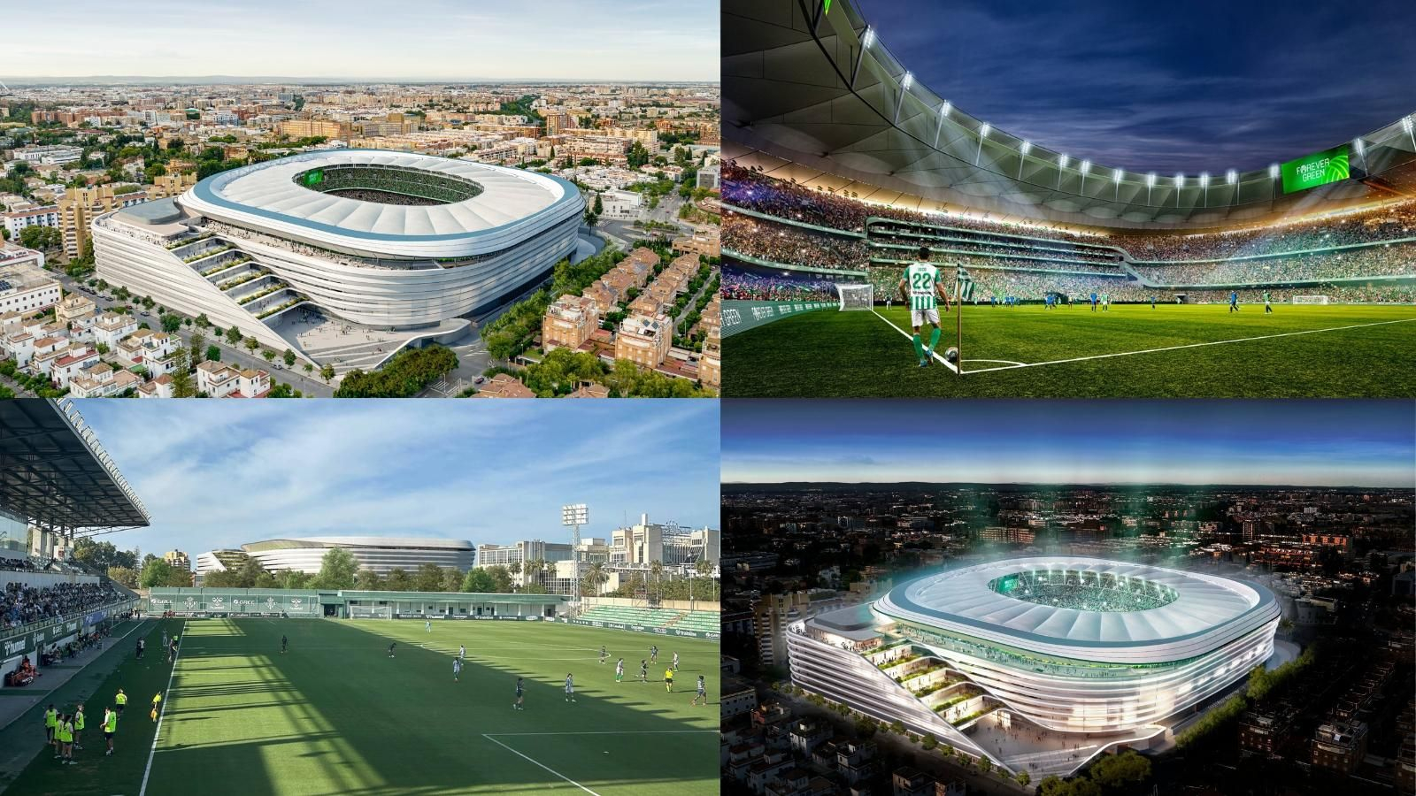 Las imágenes de la simulación del nuevo estadio Benito Villamarín