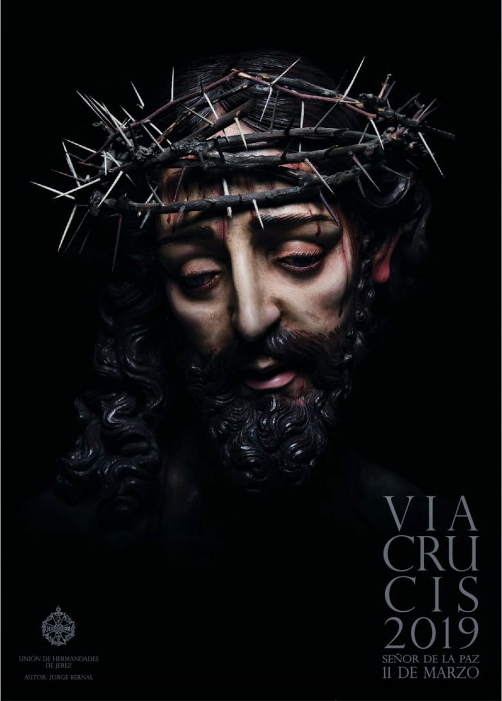 Cartel de Vía Crucis que será presidido por el Señor de la Paz de Fátima