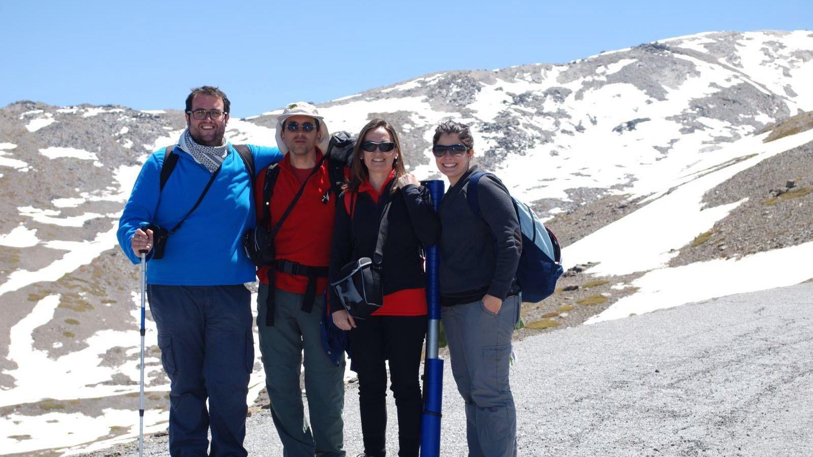 Investigadores involucrados en el trabajo en Sierra Nevada llevado a cabo desde la UCO.