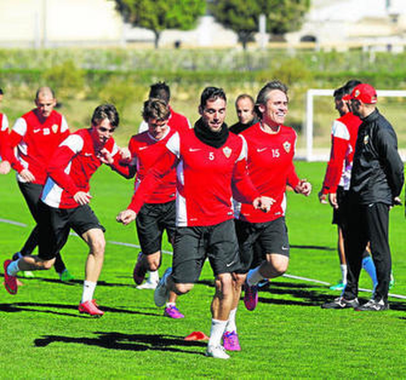 Trujillo, junto a Corona en una sesión preparatoria en el anexo.