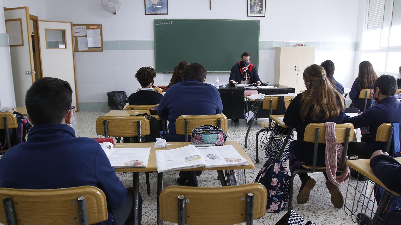 Clase de ESO en el Pontífice Pablo VI.